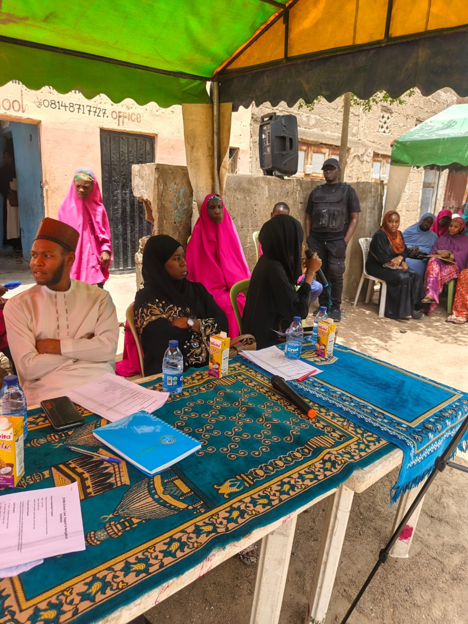 School cancer education session